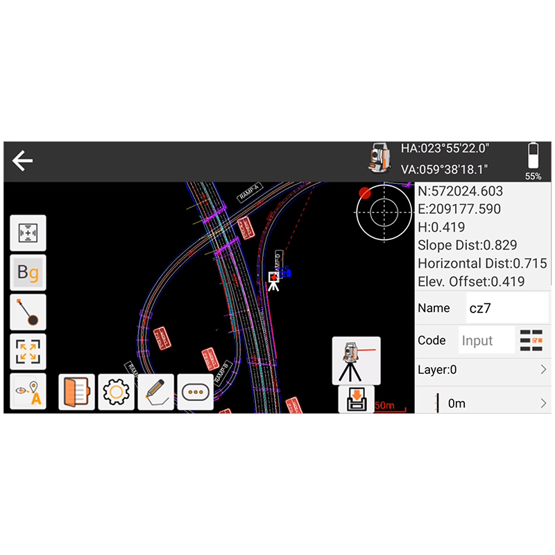 Gintec GTS12A Android Total Station