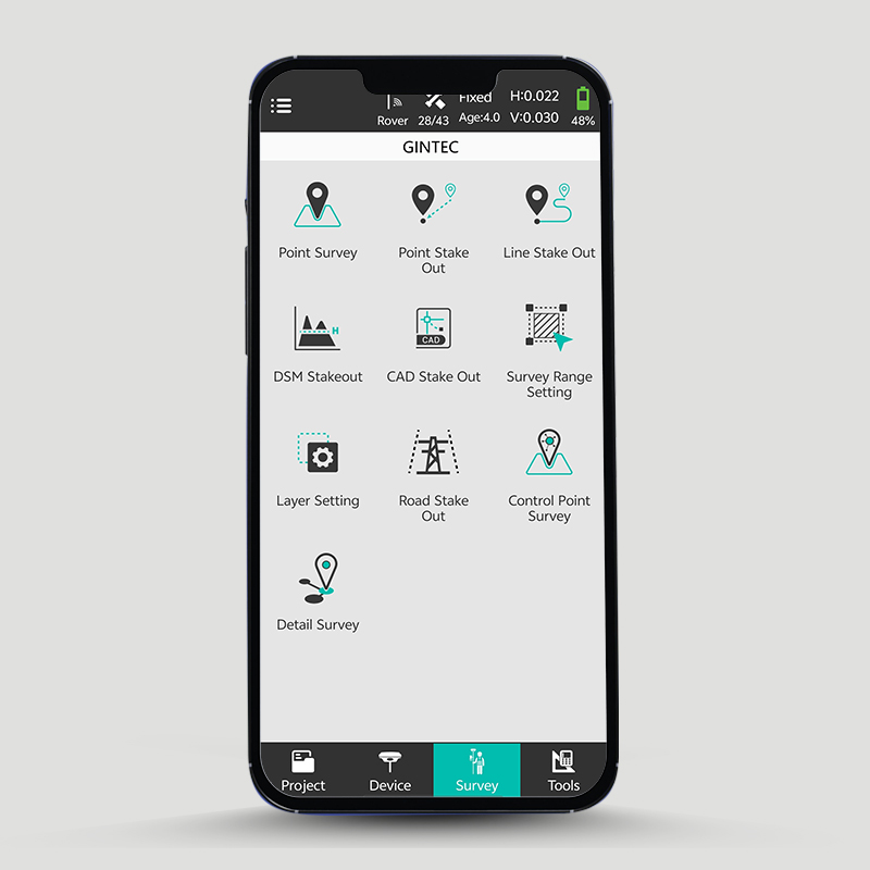 CreateYours professional surveying and mapping data collection Android app