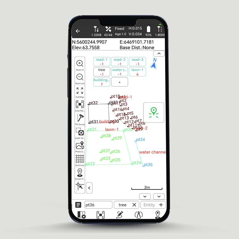 CreateYours professional surveying and mapping data collection Android app