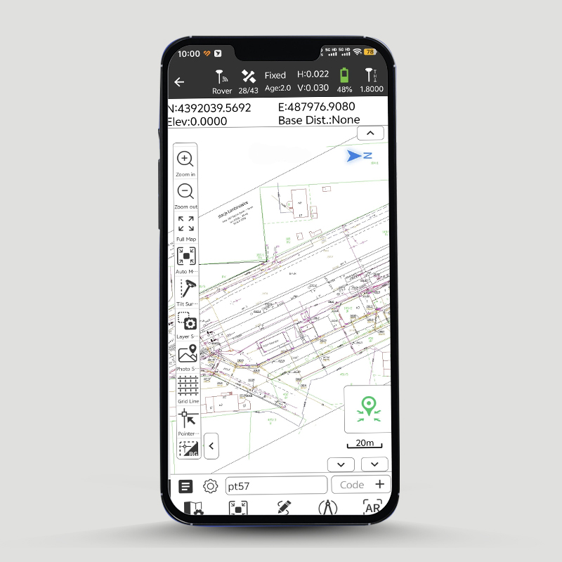 CreateYours professional surveying and mapping data collection Android app